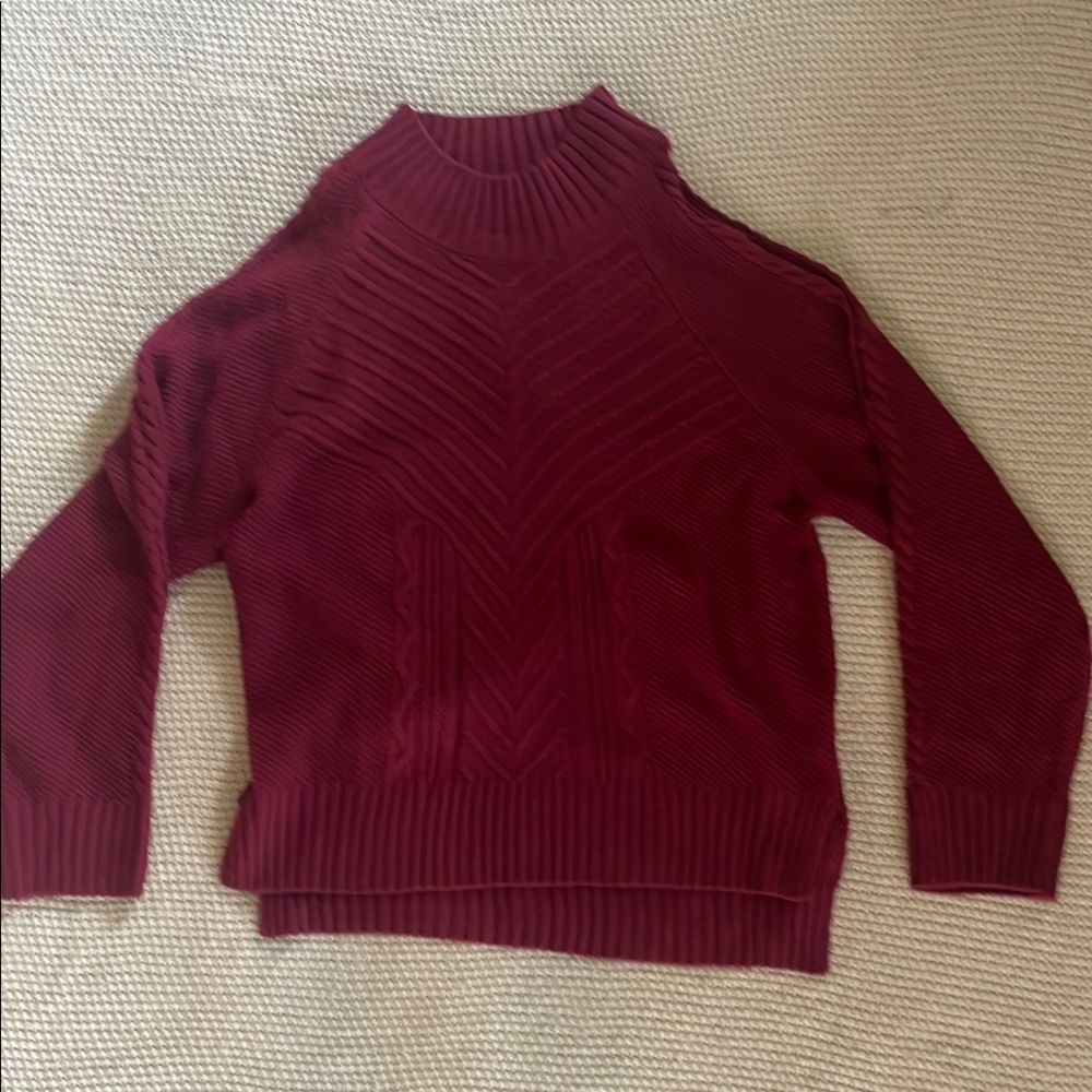 Miss Sparkling Cold Shoulder Knityed Sweater